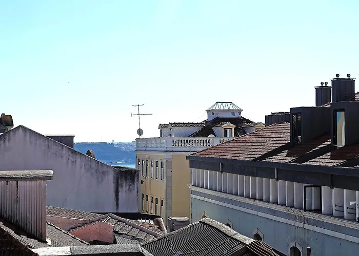 Dpj Comfort & Light In Downtown! With A Stunning View! Appartamento Lisbona
